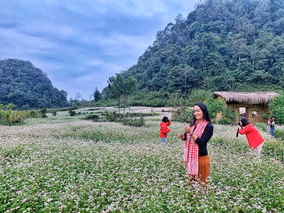 Este lugar se convierte en un destino turístico ideal para que los jóvenes puedan sacar buenas fotos. (Foto: Xuan Mai / Vetnam +)