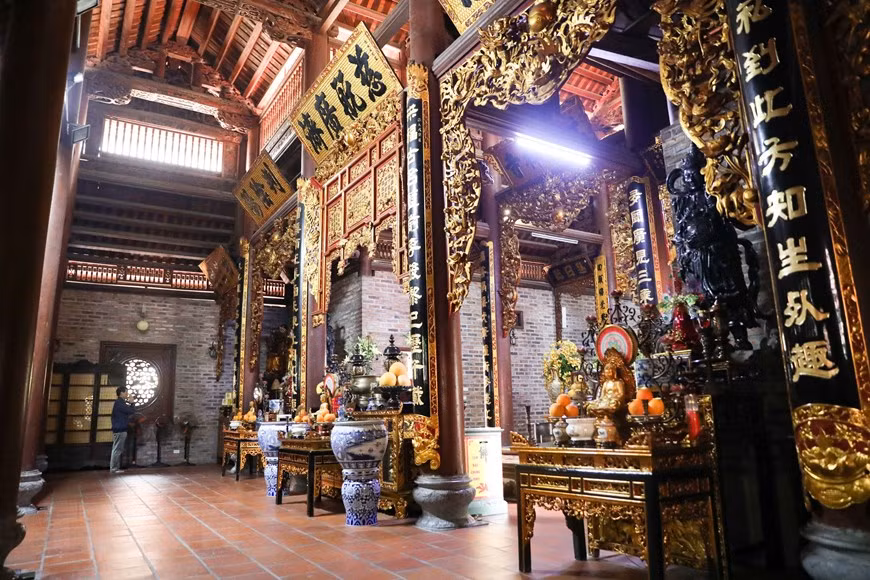 La pagoda de Hoe Nhai falta visitantes durante estos días (Foto: VNA)