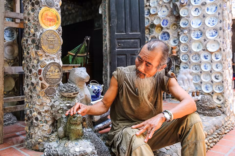 Los objetos antiguos en la casa de Truong (Fuente: Vietnam+)