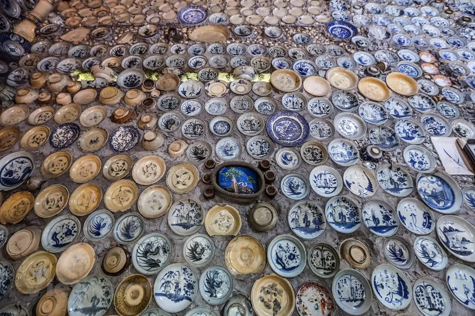Los objetos antiguos en el interior de la casa de Truong (Fuente: Vietnam+)