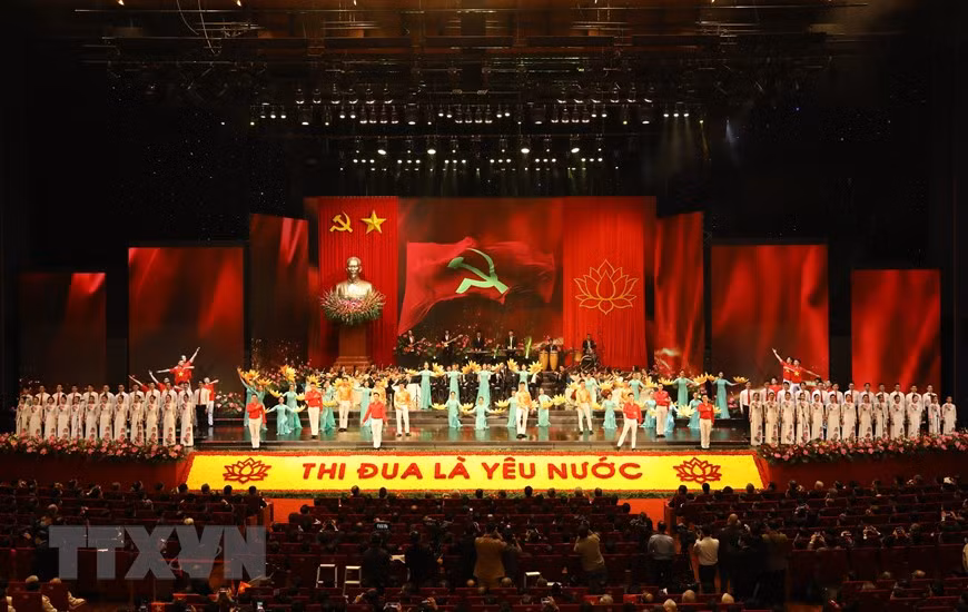 La apertura del X Congreso Nacional de Emulación Patriótica. (Fuente: VNA) 