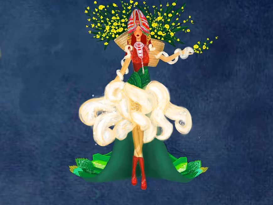 Un diseño de Vo Dang Khoa (Fuente: Vietnam+)