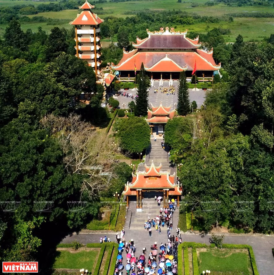 Templo conmemorativo de los mártires de Ben Duoc. Foto: Archivo de la Zona de vestigio histórico de los túneles de Cu Chi.
