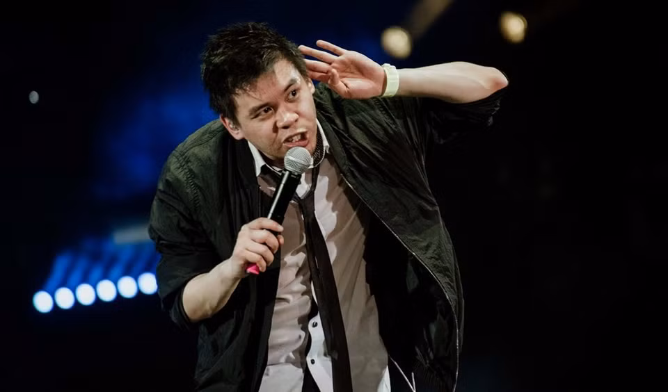 Vinh Khuat, artista alemán de origen vietnamita en el Festival (Foto: Vietnam+) 