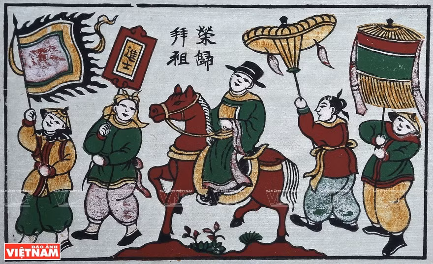 Conocida pintura de Dong Ho (Foto: VNA)