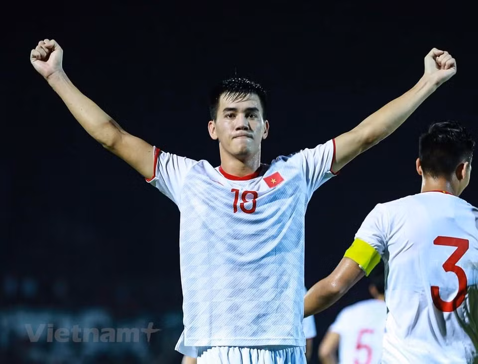 Partido entre Vietnam e Indonesia en el estadio Kapten I Wayan Dipta en Bali. (Fuente: VNA)