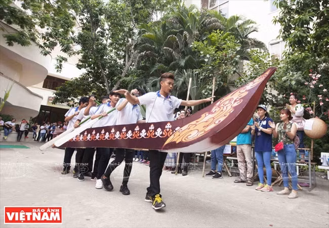 Canoa tradicional de los Khmer 