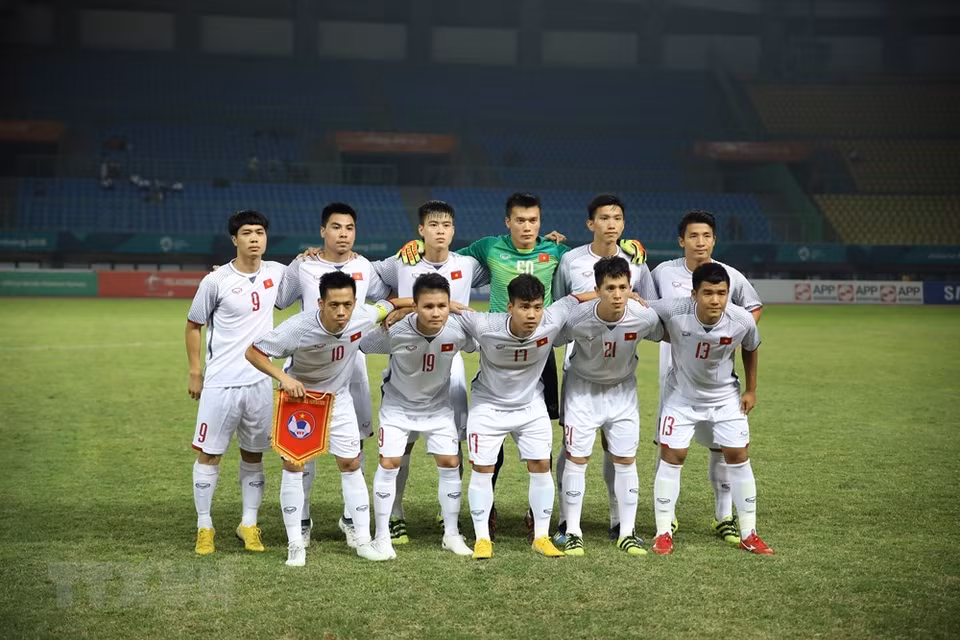 El equipo vietnamita enfrentó a Siria en los cuartos de final de ASIAD 2018 en Indonesia (Fuente: VNA)