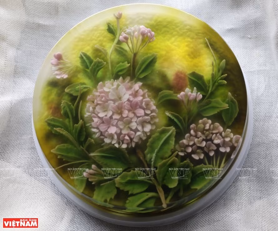 Un pastel de gelatina 3D (Foto: VNA)