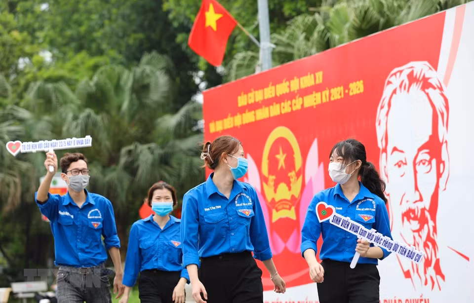 La juventud vietnamita mantiene firme confianza en el Partido. (Fuente:VNA)