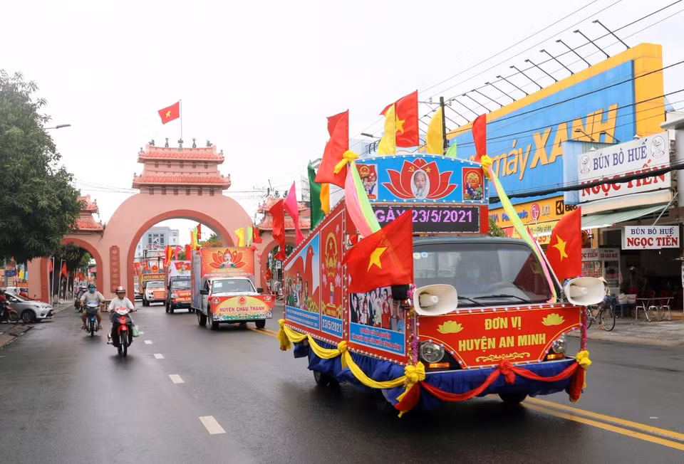 Provincia de Kien Giang en vísperas de la fecha de elecciones.