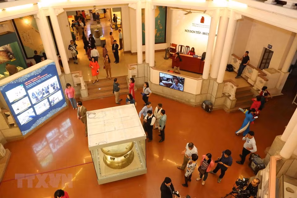 Escena de la exhibición (Fuente: VNA)