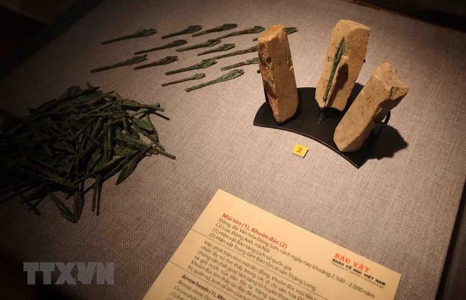 Flechas de bronce de la cultura Dong Son (Fuente: VNA)