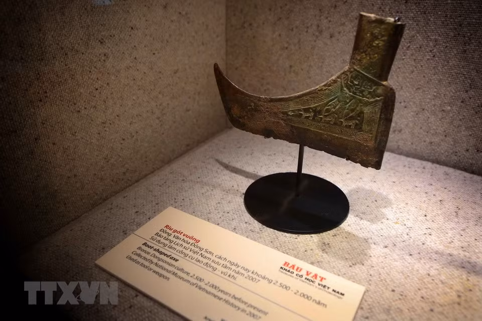 Un hacha de la cultura Dong Son (Fuente: VNA)