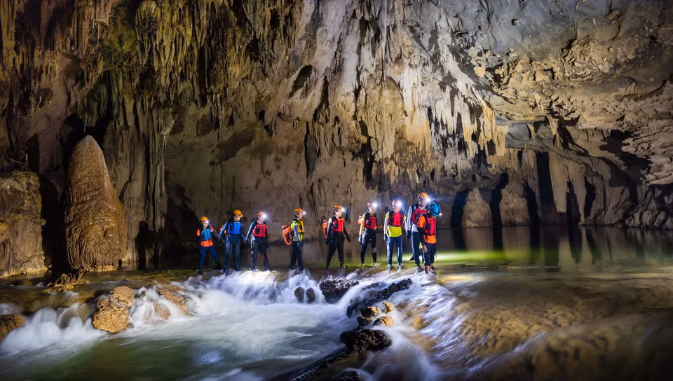 Cueva de Kim se ubica en el área forestal de Tu Lan, distrito de Minh Hoa, provincia de Quang Binh. (Fuente: VNA)