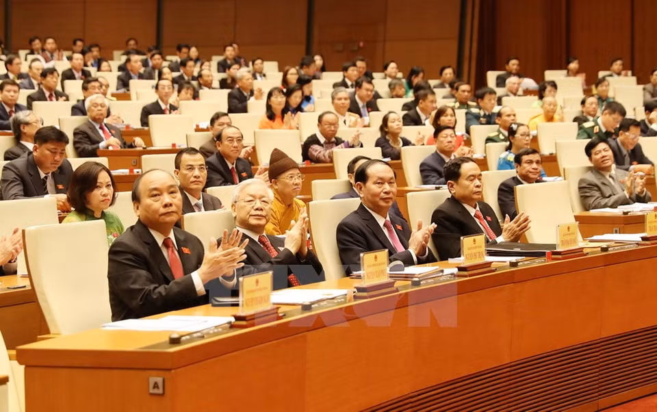 Los delegados en la sesión inaugural (Fuente: VNA)