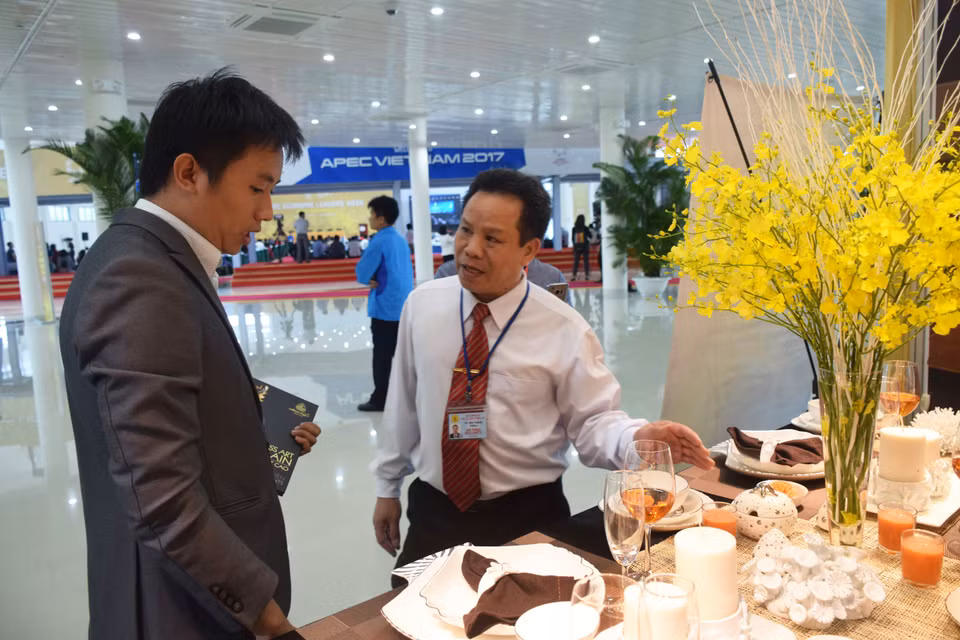 Exposición en el Centro de Prensa Internacional del APEC 2017 (Fuente: VNA)