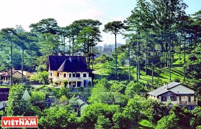 Ana Mandara Villas Dalat Resort and Spa está situado en una colina de pinos en la calle Le Lai, ciudad de Da Lat, con 17 villas antiguas construidas en los años 1920 y 1930 por los colonialistas franceses. (Fuente: VNA) 