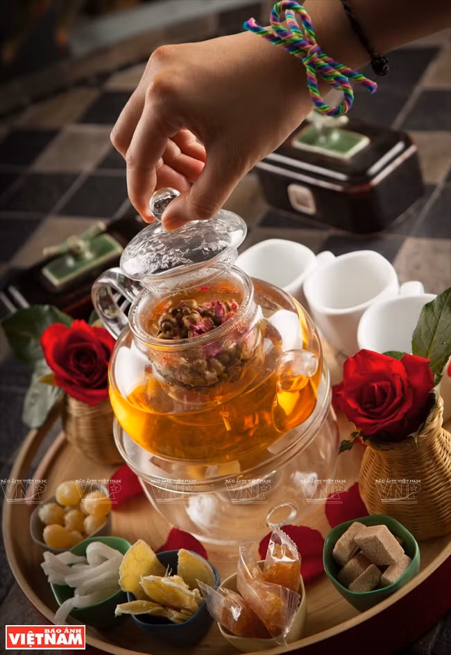 Té de rosas (Fuente: VNA)