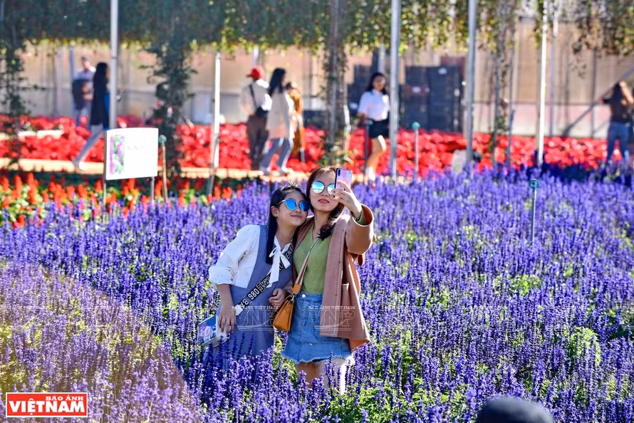 Visita a la aldea de Van Thanh, en Da Lat (Foto: VNA)