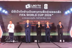  Empresa conjunta de Viettel en Laos adquiere los derechos de transmisión de la Copa Mundial de la FIFA 2026. (Foto: VNA)