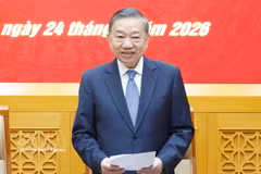 El secretario general del Partido y presidente de Vietnam, To Lam, preside segunda reunión de Comisión Militar Central (Foto: VNA)