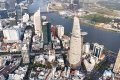 Ciudad Ho Chi Minh vista aérea. (Foto: VNA)