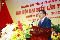 El secretario del Comité partidista de Thanh Hoa, Nguyen Doan Anh. (Foto: VNA)