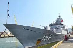 Buque de la Armada de Australia llega a Da Nang en visita de amistad (Foto: VNA)