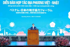 El primer ministro de Vietnam, Pham Minh Chinh, en el foro. (Foto: VNA)