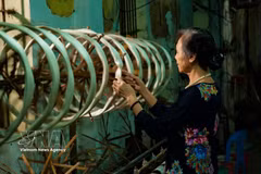 La aldea tradicional de seda de Van Phuc fue reconocida como destino turístico. (Foto: VNA)
