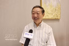 El profesor Zhu Chenming, presidente honorario del Instituto de Estudios del Sur y Sudeste de Asia, adscrito a la Academia de Ciencias Sociales de la provincia china de Yunnan. (Foto: VNA)
