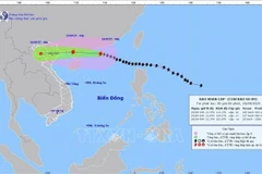 Ragasa se debilita pero mantiene alerta por lluvias en norte de Vietnam. (Foto: VNA)