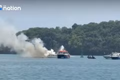 Explosión e incendio de lancha en Phuket deja varios heridos (Foto: The Nation)