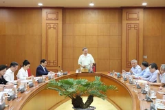 El secretario general del Partido Comunista de Vietnam, To Lam, preside una sesión de trabajo con el Buró Ejecutivo del Comité partidista del Gobierno, centrada en el desarrollo urbano y rural.