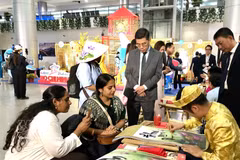 Presentan cultura vietnamita a turistas internacionales (Foto: VNA)