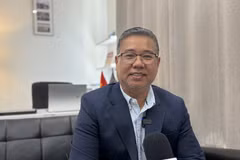 El presidente del Club de Empresarios y Patriotas de la región DMV, Nguyen Quang Thanh (Foto: VNA)