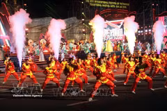 Festival de artes marciales tradicionales vietnamitas arranca con impresionantes exhibiciones (Foto: VNA)
