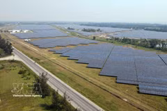 Provincia de Lam Dong aprueba más de 225 millones de USD para dos proyectos de energía solar (Foto: VNA)