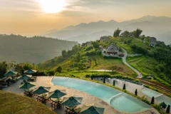 El resort Topas Ecolodge, en Sapa, polo turístico de la provincia vietnamita de Lao Cai, se ubica en el tercer puesto del ranking de los mejores establecimientos de descanso de Asia. (Foto: VNA)