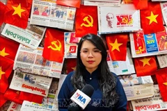 La doctora Le Thi Quynh Hoa, investigadora posdoctoral en la Universidad de la Ciudad de Hong Kong (CityU) (Foto: VNA)