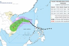Tifón Fengshen se intensificará tras cambio de trayectoria. (Foto: Centro Nacional de Pronóstico Hidrometeorológico de Vietnam)