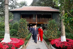 El secretario general del Partido Comunista de Vietnam, To Lam, en el Complejo del Sitio Histórico del Presidente Ho Chi Minh en el Palacio Presidencial (Foto: VNA)