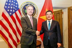 El ministro de Industria y Comercio de Vietnam, Nguyen Hong Dien, y el representante comercial de EE.UU., Jamieson Greer, en Washington D.C (Foto: moit.gov.vn)