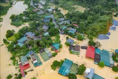 El tifón Bualoi, que ha causado al menos 36 muertos, 21 desaparecidos y pérdidas económicas preliminares estimadas en 430 millones de dólares. (Foto: VNA)