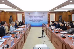 El diálogo sobre política financiera entre Vietnam y Australia. (Foto: VNA)
