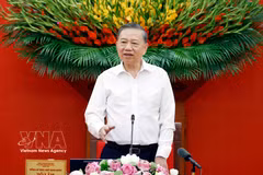 El secretario general del Partido y presidente de Vietnam, To Lam, insta a depurar y estandarizar datos en todo el sistema político. (Foto: VNA)