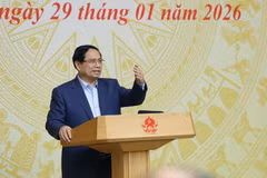 Primer ministro vietnamita enfatiza importancia de participación popular en movimientos de emulación (Foto: VNA)
