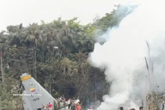 El accidente de un avión militar de transporte ocurrido el 23 de marzo en Colombia dejó 69 fallecidos y numerosos heridos. (Foto: Xinhua/ VNA)
