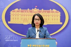 La portavoz del Ministerio de Relaciones Exteriores de Vietnam, Pham Thu Hang. (Foto: VNA)